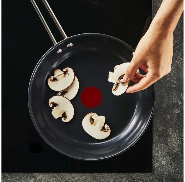 Tefal Nordica paistinpannu 28 cm, keraaminen/ruostumaton teräs