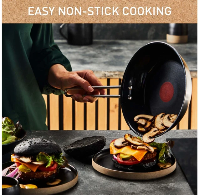 Tefal Nordica paistinpannu 28 cm, keraaminen/ruostumaton teräs