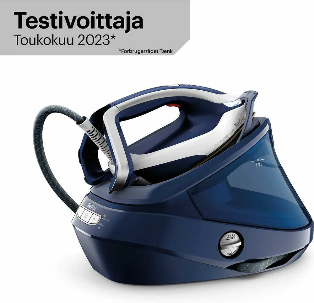 Garų lyginimo stotis Tefal Pro Express GV9812 | 3000 W | 1.2 L | 8.1 bar | Mėlyna