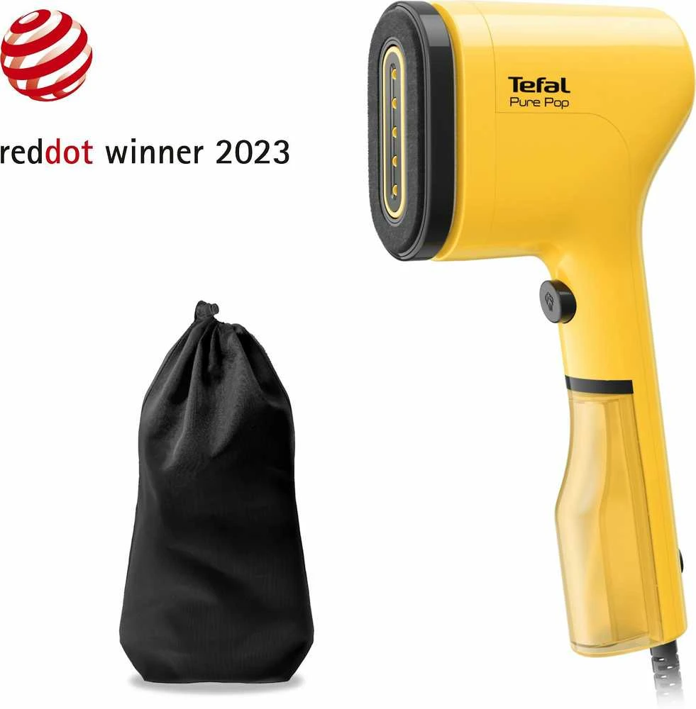 TEFAL | Drabužių garlaivis Pure Pop | DT2026E1 | Rankinis | 1300 W | 0,07 L | 20 g/min | Geltona