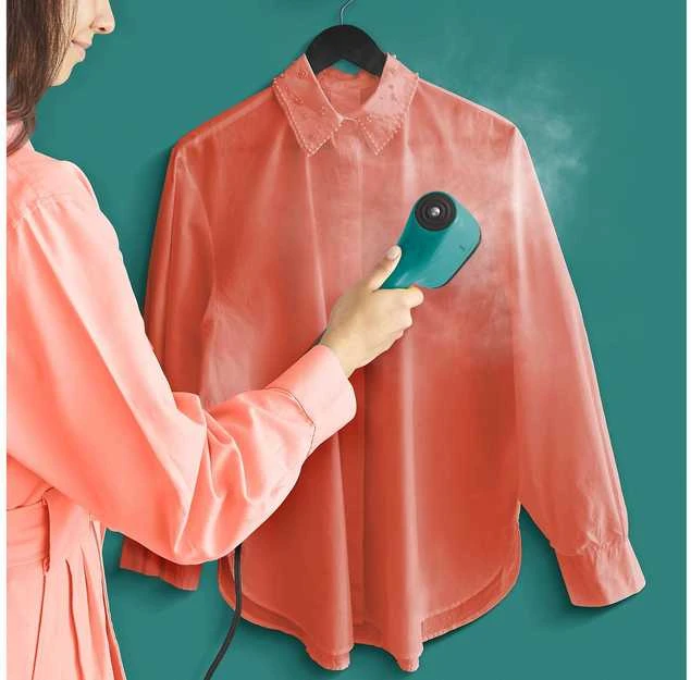 TEFAL Garment Steamer Pure Pop | DT2026E1 | Rankinis | 1300 W | 0,07 L | 20 g/min | Žalias
