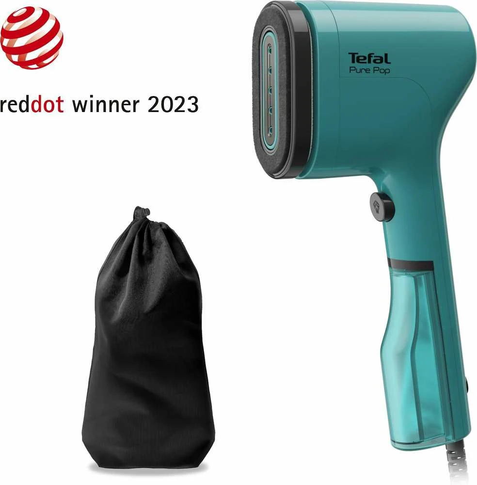 TEFAL Garment Steamer Pure Pop | DT2026E1 | Rankinis | 1300 W | 0,07 L | 20 g/min | Žalias