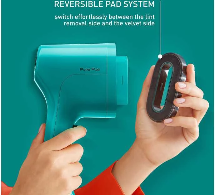 TEFAL Garment Steamer Pure Pop | DT2026E1 | Rankinis | 1300 W | 0,07 L | 20 g/min | Žalias