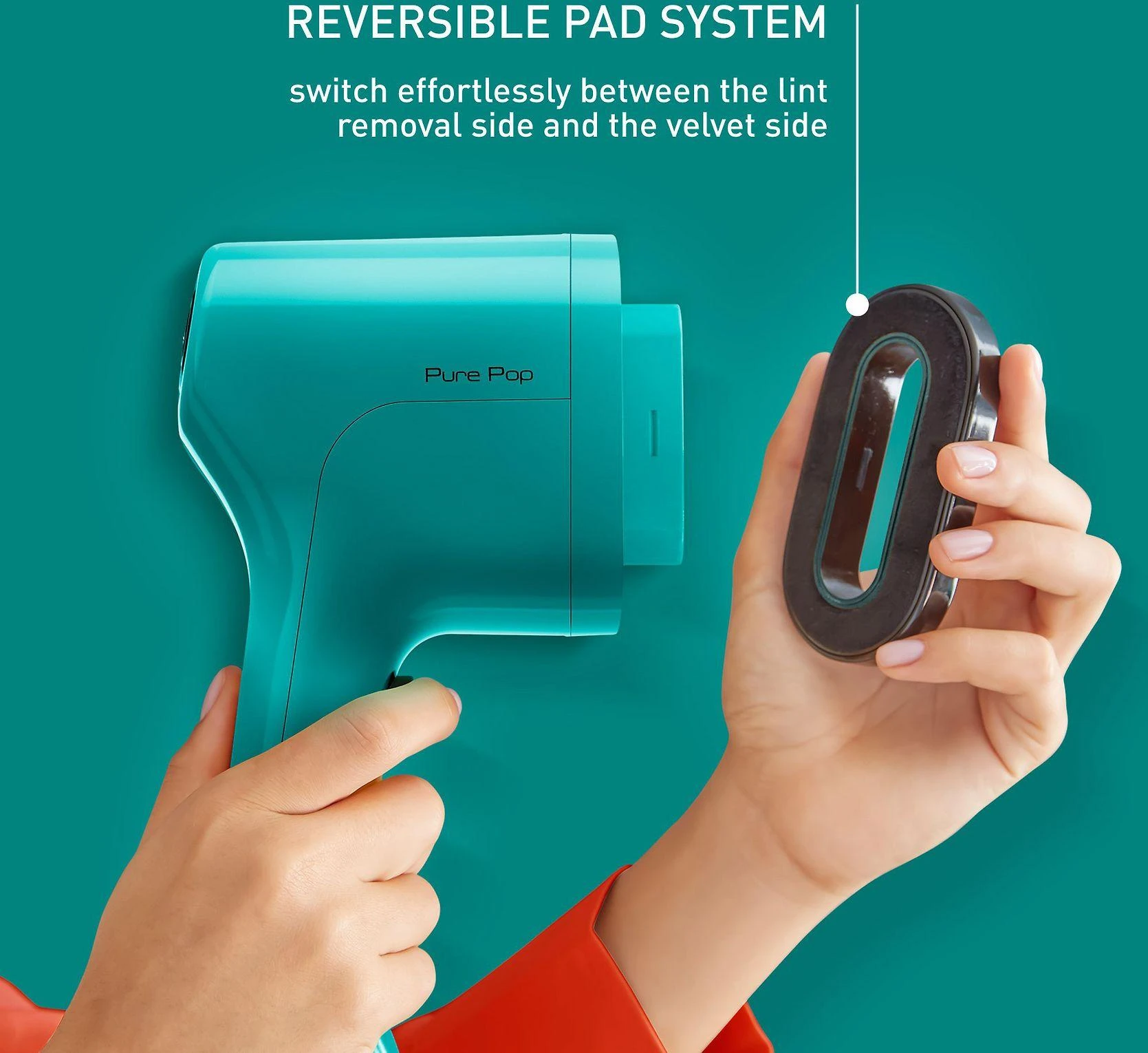 TEFAL Garment Steamer Pure Pop | DT2026E1 | Rankinis | 1300 W | 0,07 L | 20 g/min | Žalias