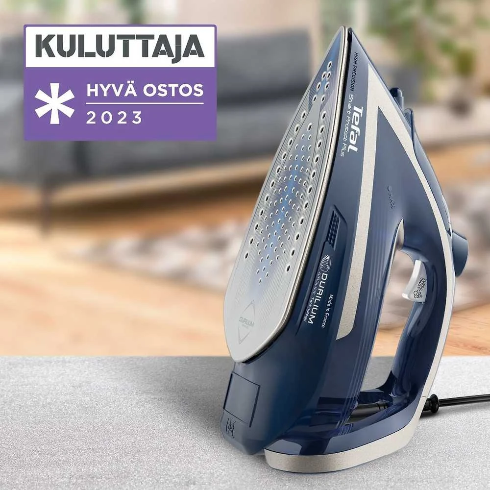 TEFAL | FV6872E0 | Garų lygintuvas | 2800 W | Vanduo tank capacity 270 ml | Continuous steam 40 g/min | Mėlyna/Sidabrinis