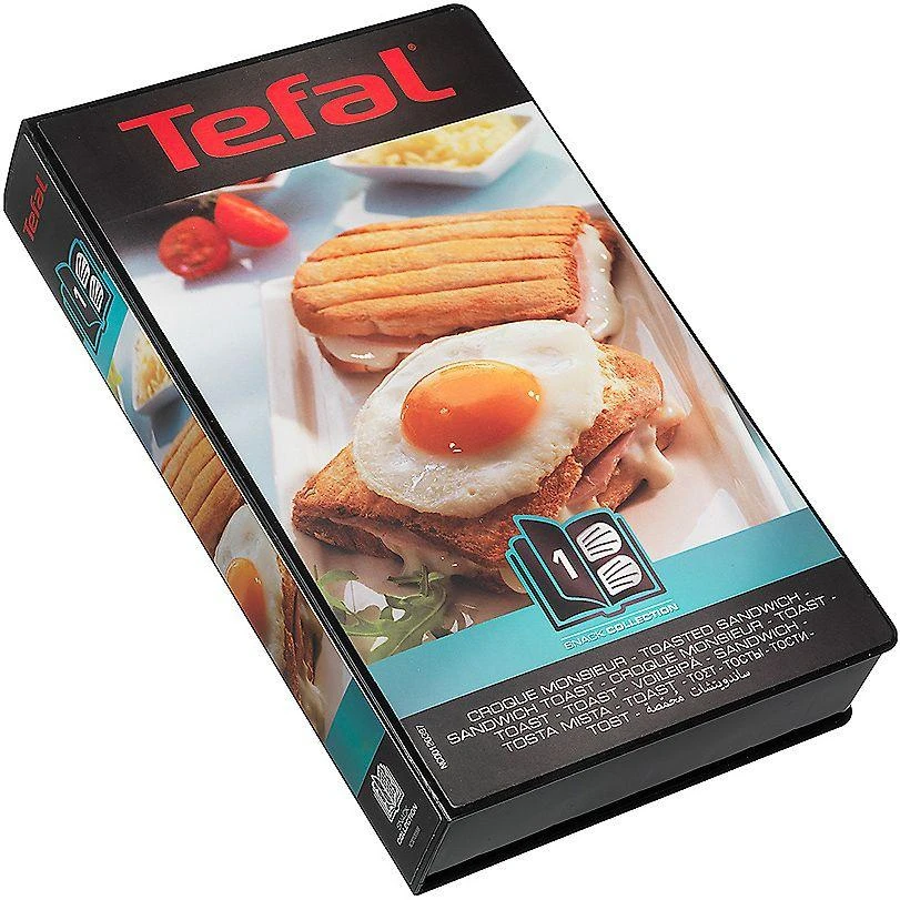 Snack Collection Tefal XA800112 Sumuštinių kepimo plokštės, Juodos spalvos