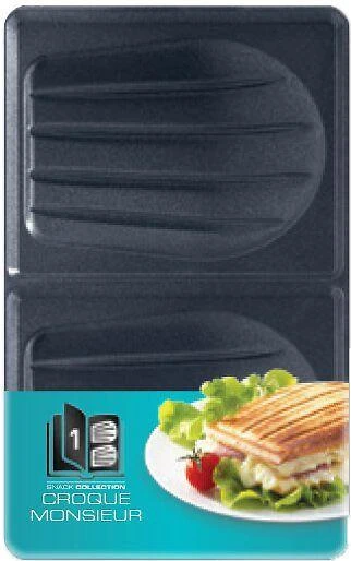 Snack Collection Tefal XA800112 Sumuštinių kepimo plokštės, Juodos spalvos