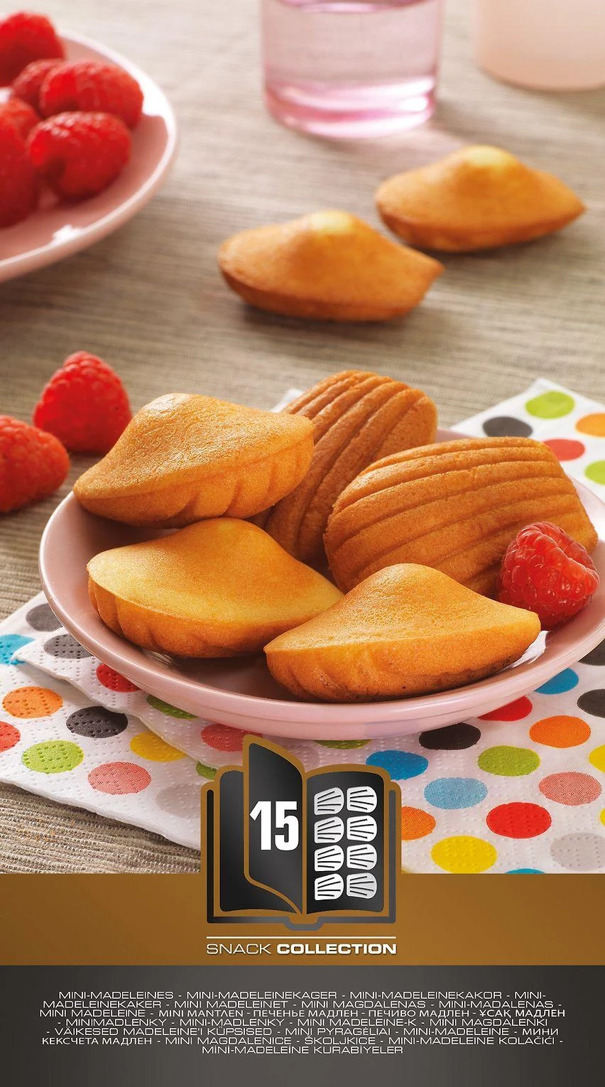 Vaflinė TEFAL Madeleine plates for cookies XA801512 Juodas | TEFAL | Madeleine plates | XA801512 | Juodas