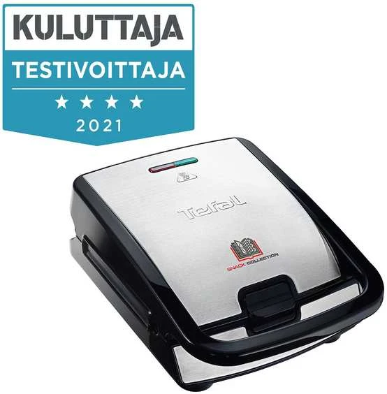 Sumuštinių ir vaflių keptuvė Tefal Snack Collection SW852D12, su 2 papildomomis plokštėmis