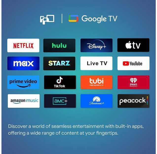 Televizorius FPD 32 G700 – Full HD LED Google TV