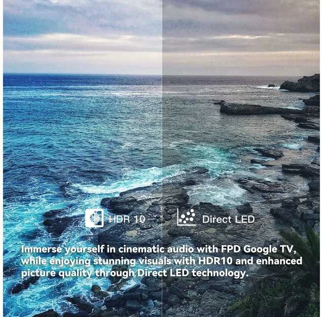 FPD 58 D900 – 4K LED „Google“ televizorius