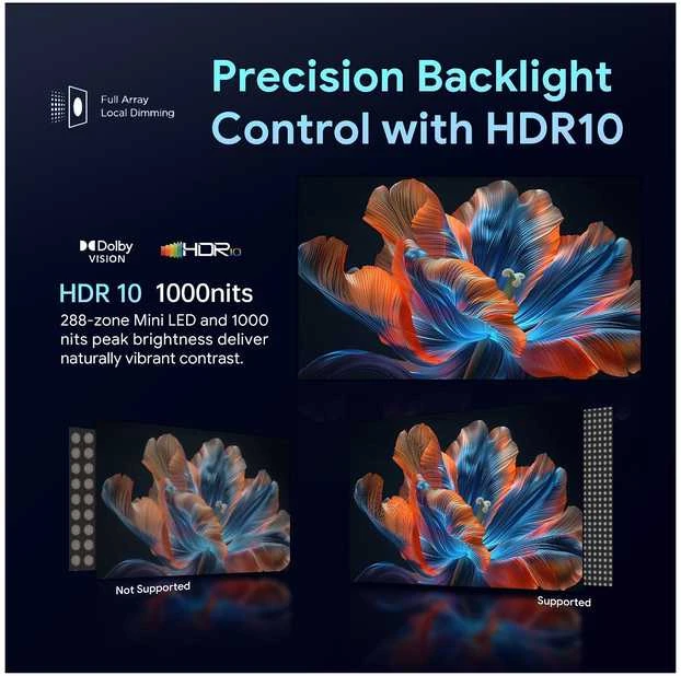 FPD 65 ML970 – 4K QD mini LED „Google“ televizorius