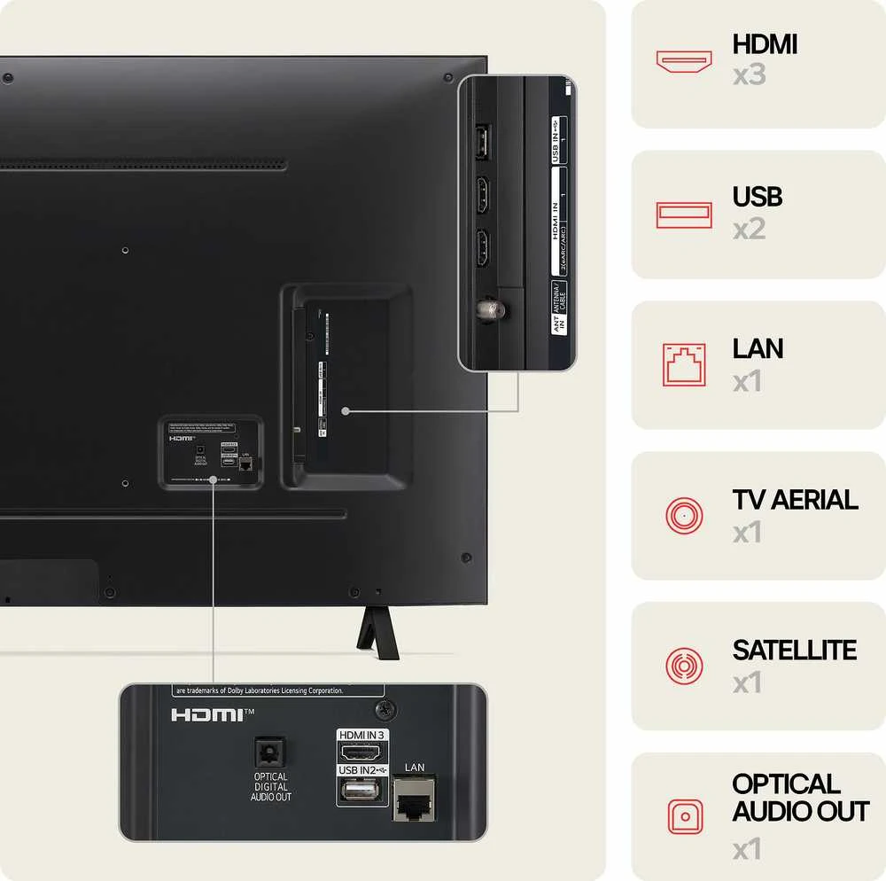 Televizorius LG 43 NANO 81 – 4K TV (2024)