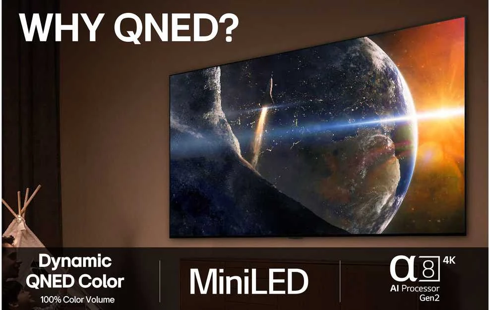 Televizorius 43″ LG 43QNED70A6A