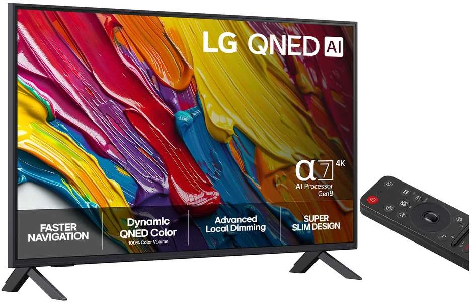 Televizorius LG 43 QNED 82 – 4K TV (2025)