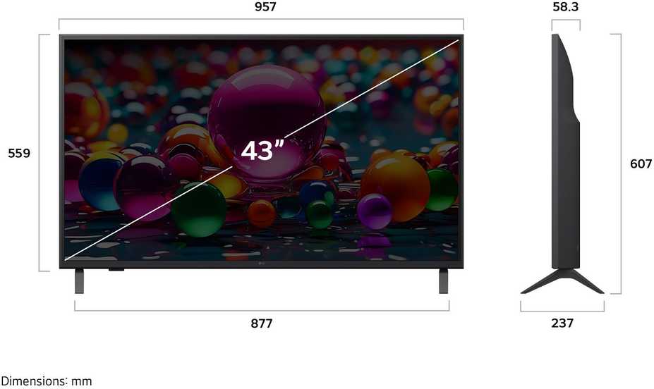 Televizorius LG 43 UA75 - 4K LED TV