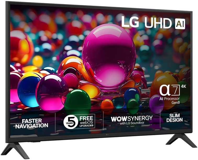 Televizorius LG 43 UA75 - 4K LED TV