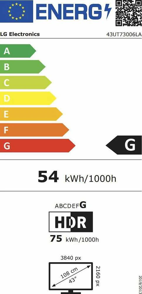Televizorius LG 43 UT73 – 4K LED TV