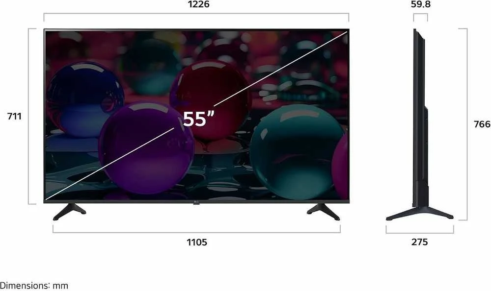 Televizorius LG 55 UA73 – 4K LED TV
