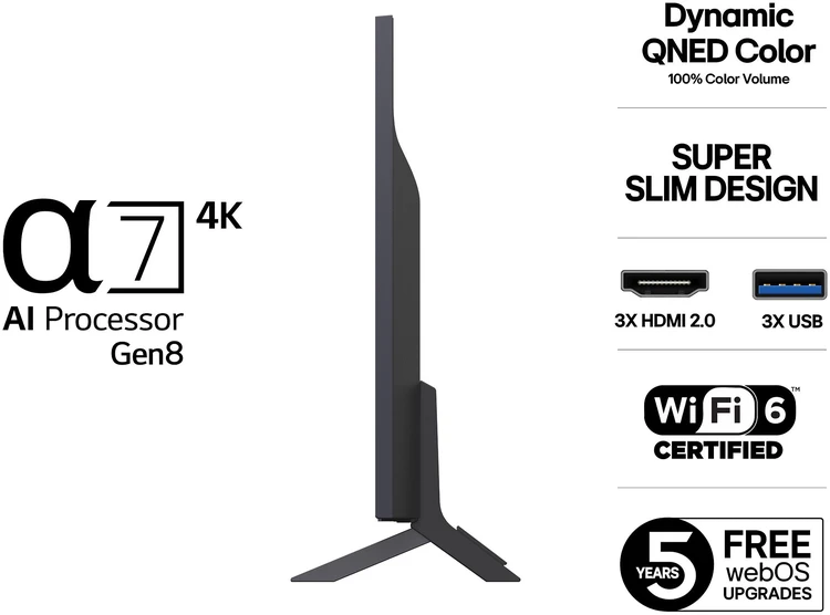 Televizorius LG 65QNED84A3C