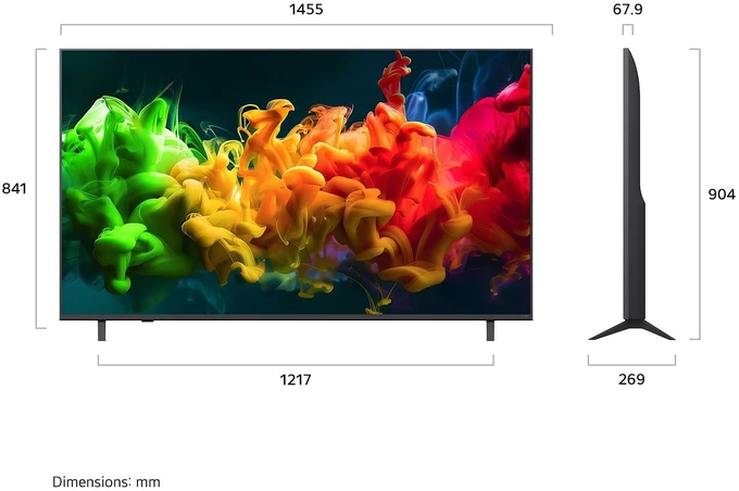 Televizorius LG 65QNED8EB3B 2026m. modelis (20 EUR nuolaidos kodas)