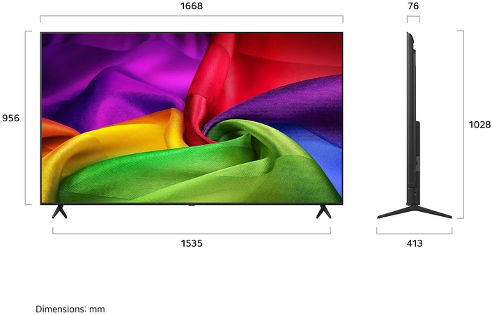 Televizorius LG 75 NU80 – 4K LED TV