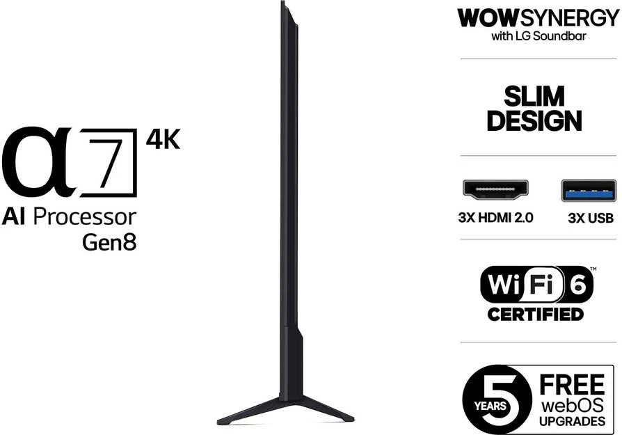 Televizorius LG TV | 86UA75006LA | 86 | Smart TV | webOS 25 | 4K UHD
