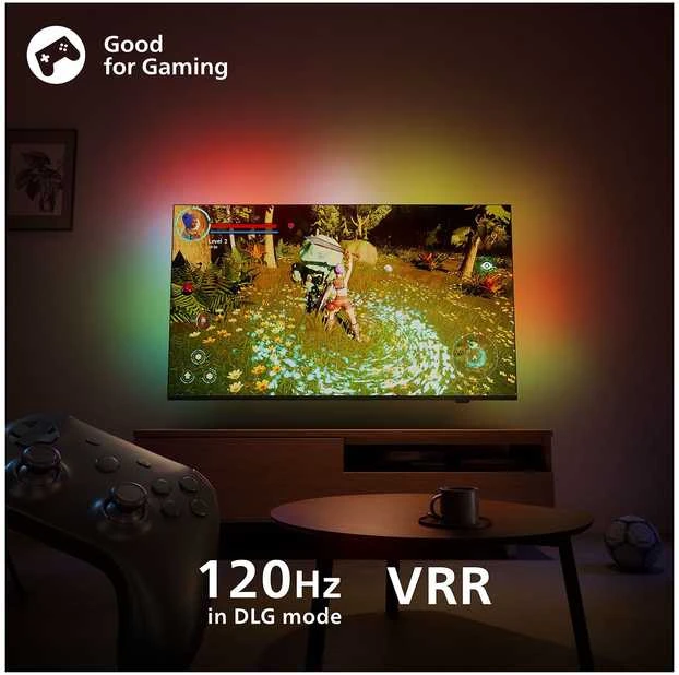 Televizorius Philips QLED 4K Ambilight 43PUS8600/12 | 43" |120 Hz | TITAN OS