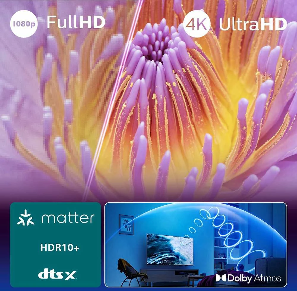 Philips 7000 series 65PUS7000/12 TV 165.1 cm (65") 4K Ultra HD Smart TV Wi-Fi Juodas