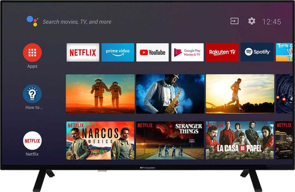 ProCaster 50SL901H 50 4K Android LED televizorius
