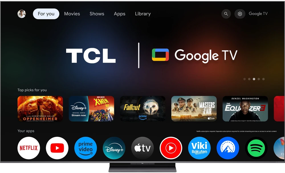 Televizorius 65C8L TCL