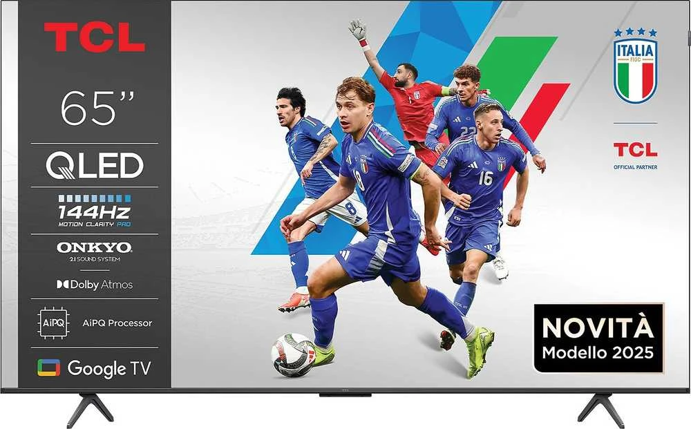 TCL P8K 65P8K televizorius 165,1 cm (65") 4K „Ultra HD“ išmanusis televizorius „Wi-Fi“ metalinis 350 cd/m²