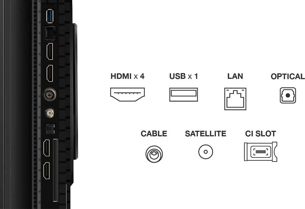 TCL P8K 65P8K televizorius 165,1 cm (65") 4K „Ultra HD“ išmanusis televizorius „Wi-Fi“ metalinis 350 cd/m²