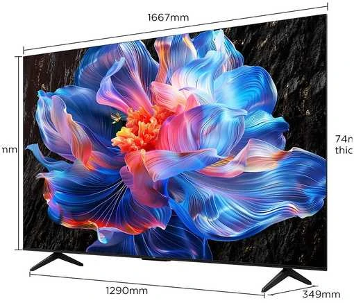 TCL 75 P6K – 4K LED „Google“ televizorius
