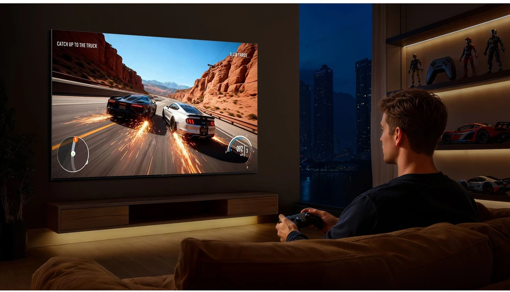 Televizorius TCL 85 C7L – 4K SQD Mini-LED Google TV