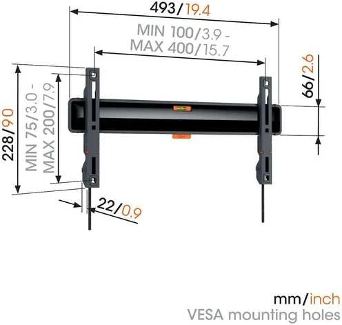Vogels Laikiklis na TV Vogels TVM3405SP OLED
