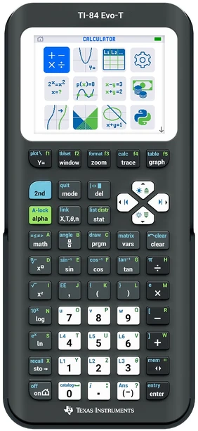 TI-84 EVO-T grafinis skaičiuotuvas su spalvotu meniu