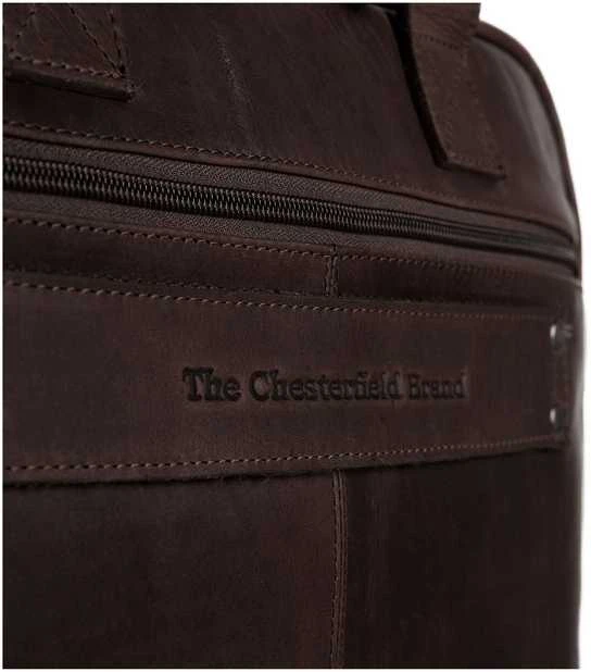 The Chesterfield Brand Calvi -tietokonelaukku 15,6 kannettavalle tietokoneelle, ruskea