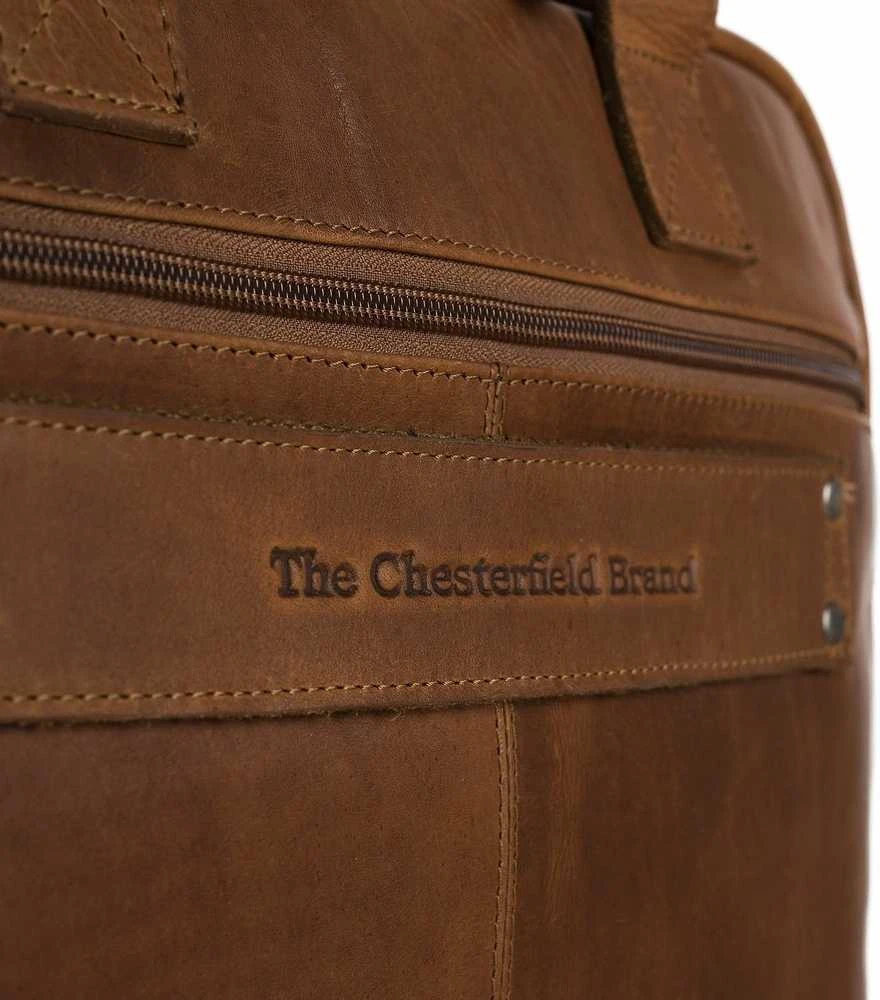 The Chesterfield Brand Calvi -tietokonelaukku 15,6 kannettavalle tietokoneelle, konjakki