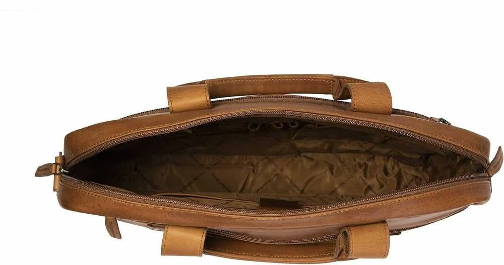 The Chesterfield Brand Calvi -tietokonelaukku 15,6 kannettavalle tietokoneelle, konjakki