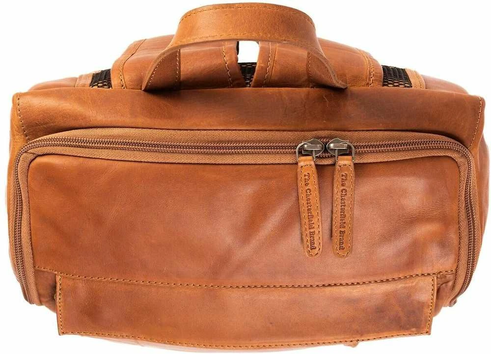The Chesterfield Brand Rich -reppu 15,6 kannettavalle tietokoneelle, konjakki