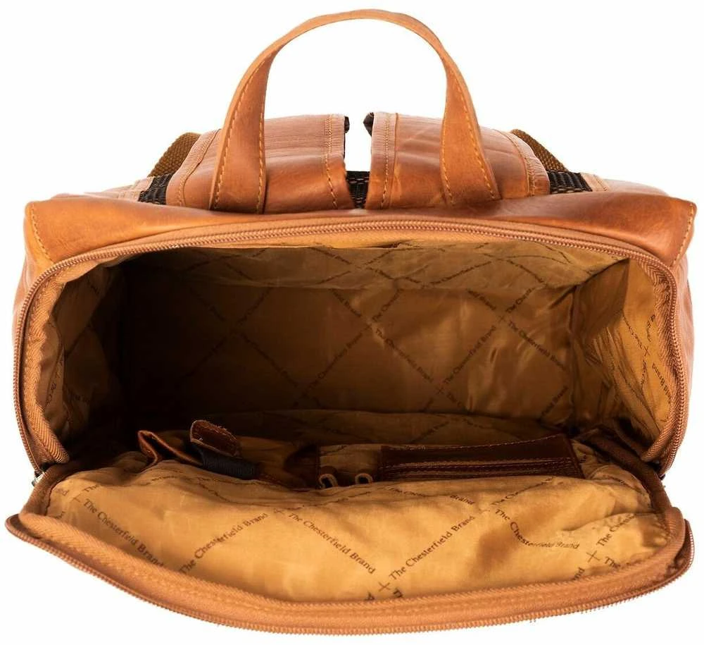 The Chesterfield Brand Rich -reppu 15,6 kannettavalle tietokoneelle, konjakki