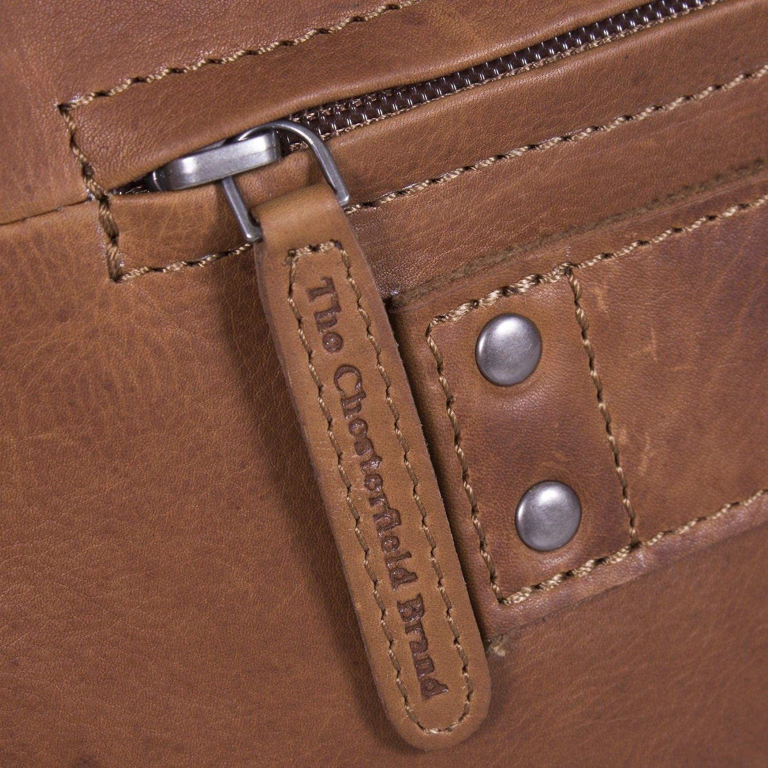 The Chesterfield Brand Ryan -tietokonelaukku 17 kannettavalle tietokoneelle, konjakki
