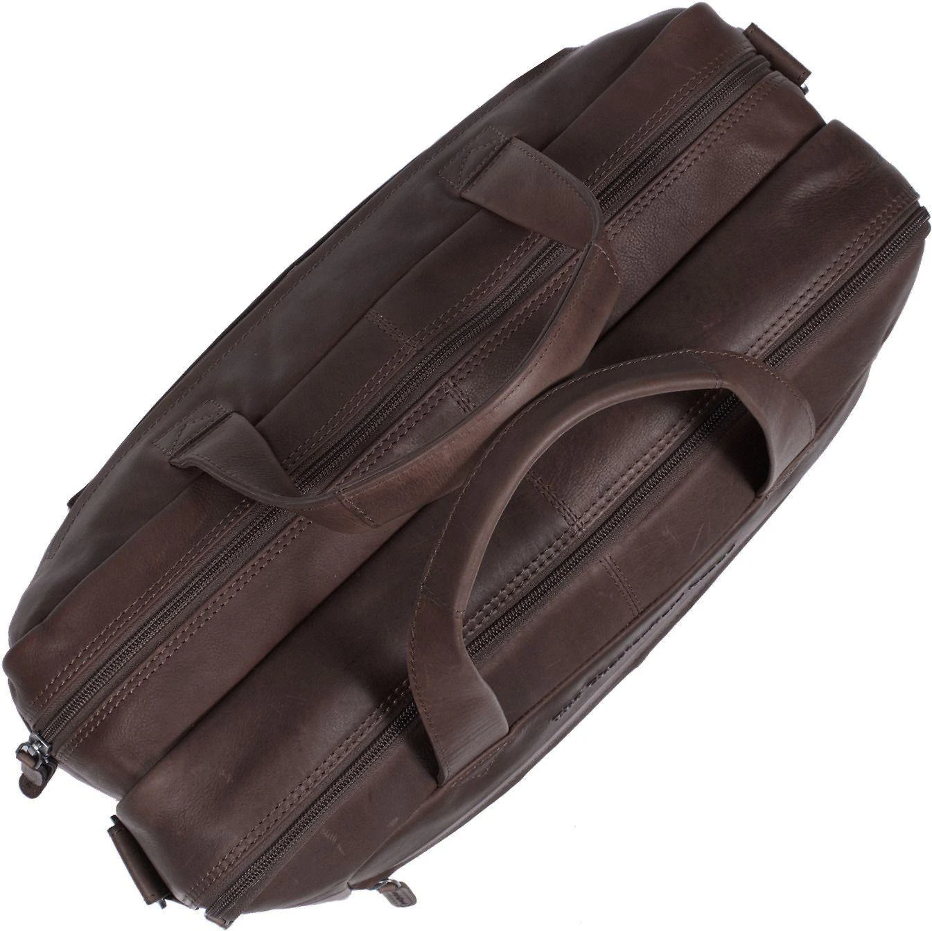 The Chesterfield Brand Ryan -tietokonelaukku 17 kannettavalle, tumman ruskea