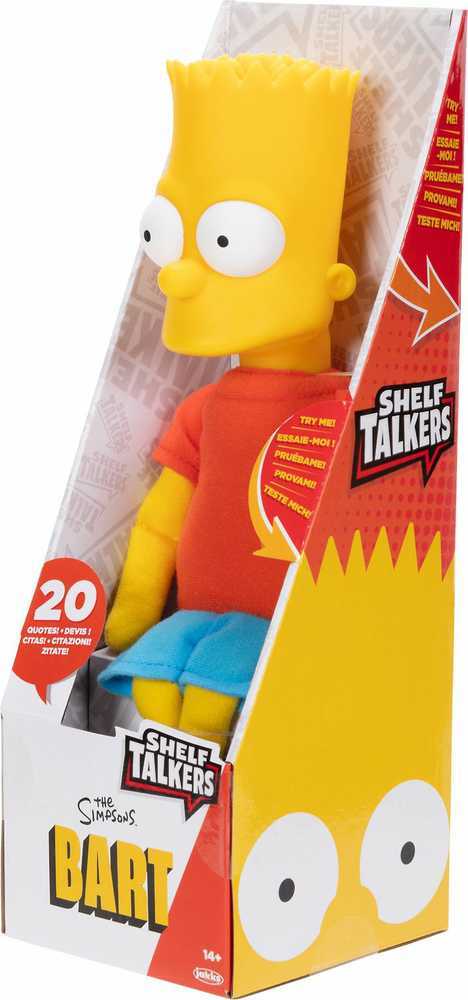 Jakks Pacific The Simpsons Simpsonai - Bart Simpson pliušinis žaislas su garsais