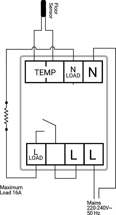 Themo T700DIN išmanusis termostatas