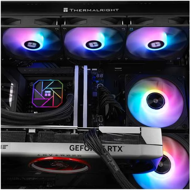 Thermalright Aqua Elite 360 ARGB V3 Juodas (Juodas) Procesoriaus AIO Aušintuvas