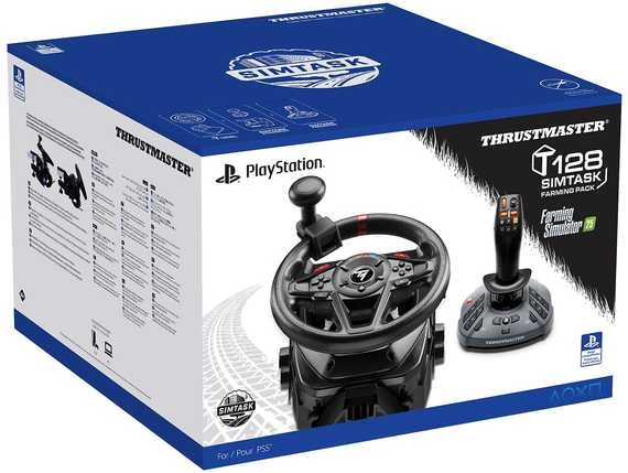 „Thrustmaster T128 SimTask“ ūkininkavimo paketas, vairas, pedalų komplektas ir valdymo svirtelė, PS5/PC (4160937)