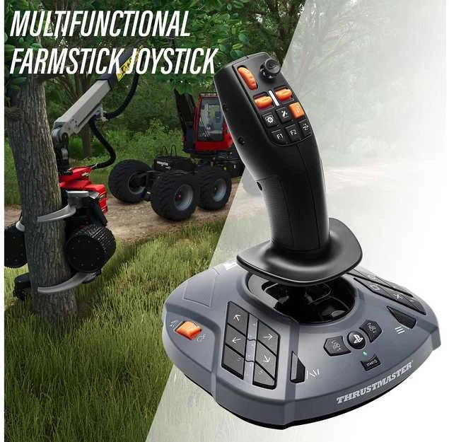 „Thrustmaster T128 SimTask“ ūkininkavimo paketas, vairas, pedalų komplektas ir valdymo svirtelė, PS5/PC (4160937)