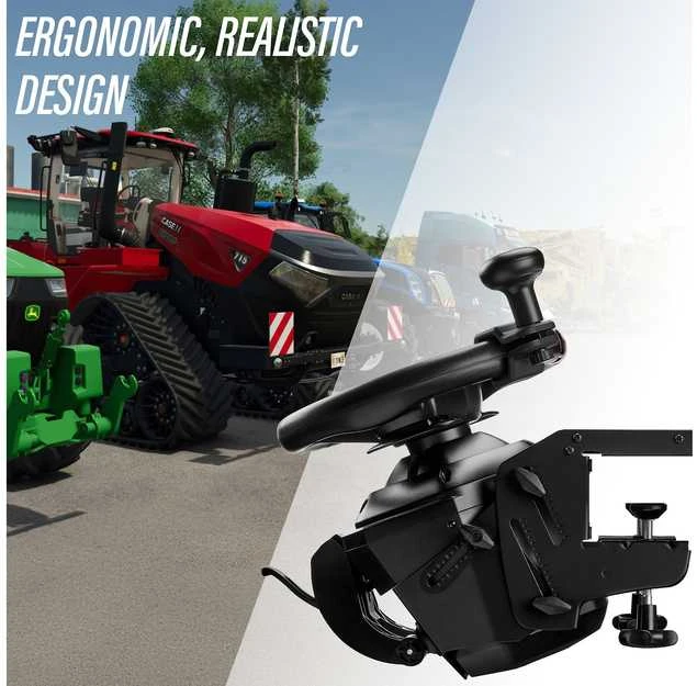 „Thrustmaster T128 SimTask“ ūkininkavimo paketas, vairas, pedalų komplektas ir valdymo svirtelė, PS5/PC (4160937)